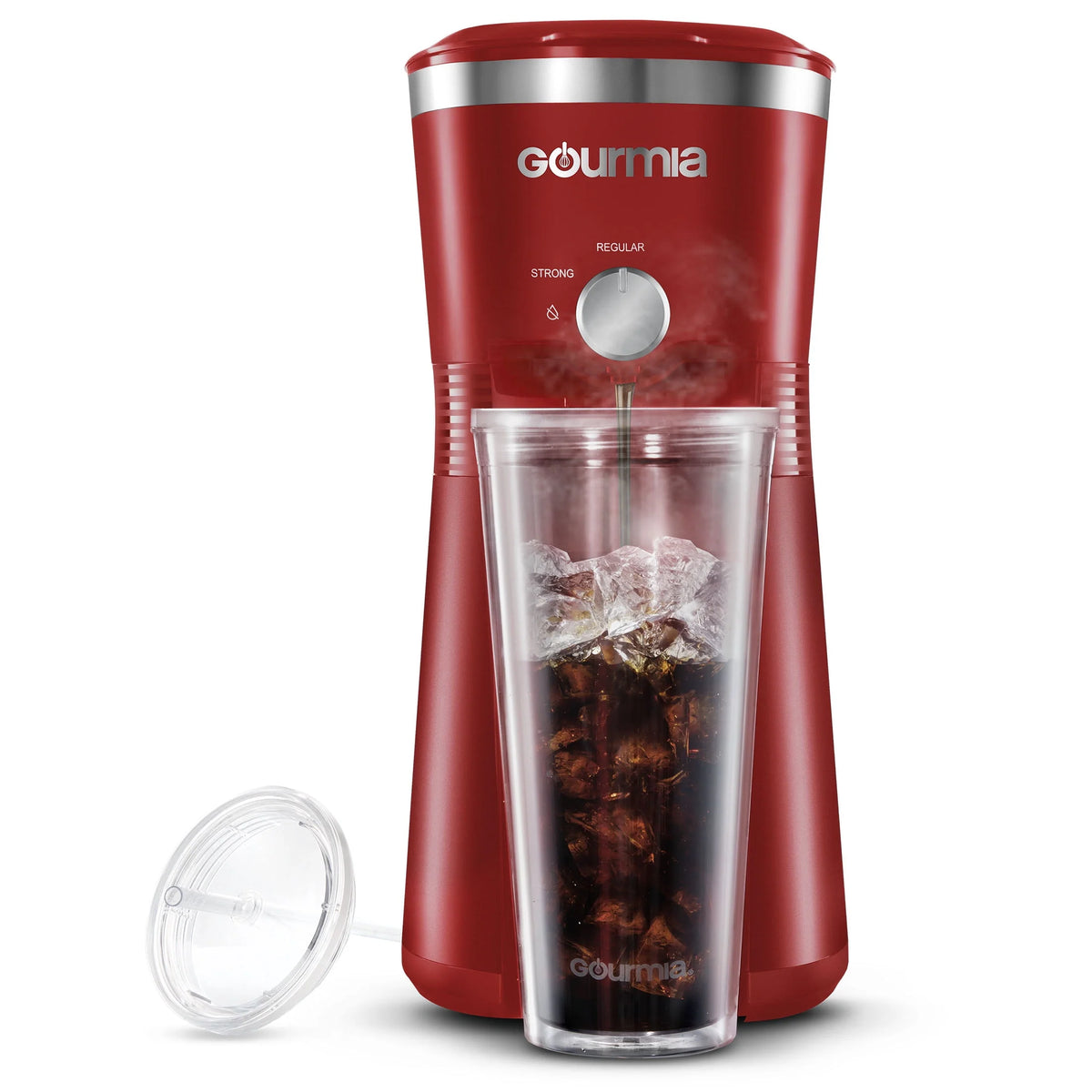 Black Iced Coffee Maker with 25 fl oz Reusable Tumbler I952339