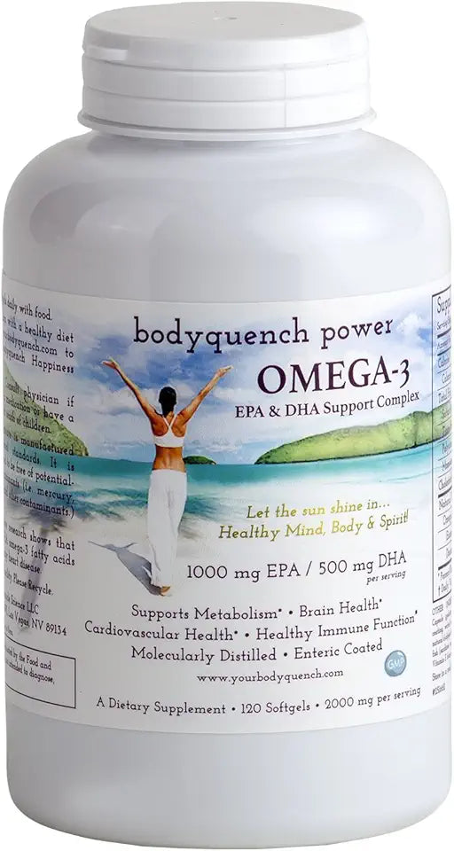 2000 mg Natural Fish Oil Concentrate 120 Softgels I338921