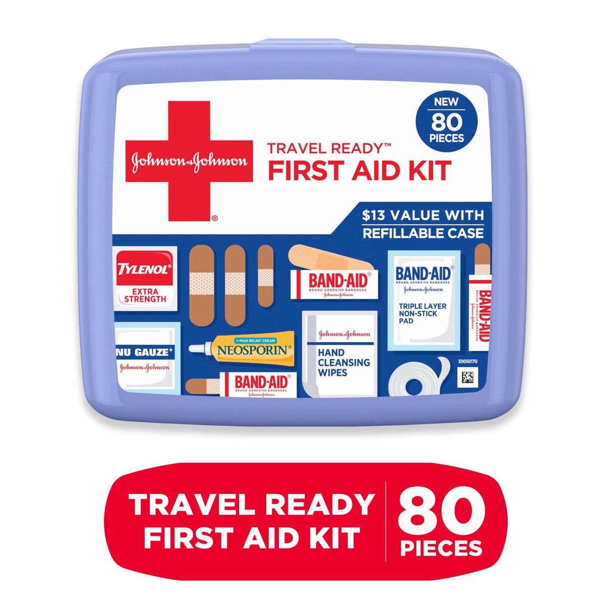Portable Emergency First Aid Kit, 80 pc N4314