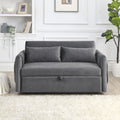 Gray 2-Seat Futon Sofa Bed L18440