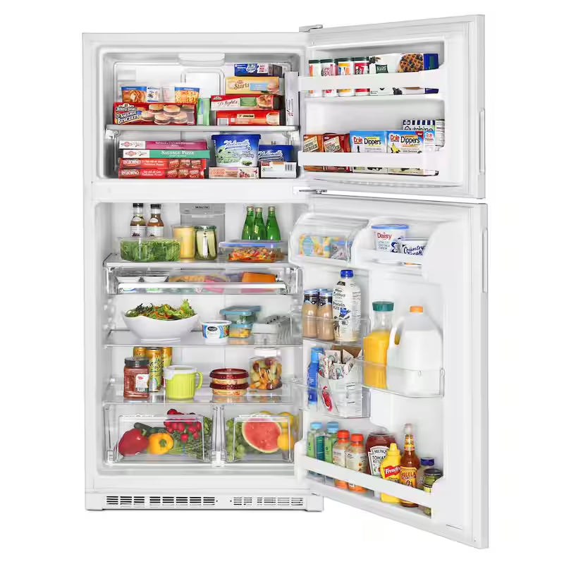 21 cu. ft. Top Freezer Refrigerator in White Q471708
