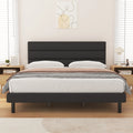 Queen Size Wingback Fabric Upholstered Platform Bed Frame M775