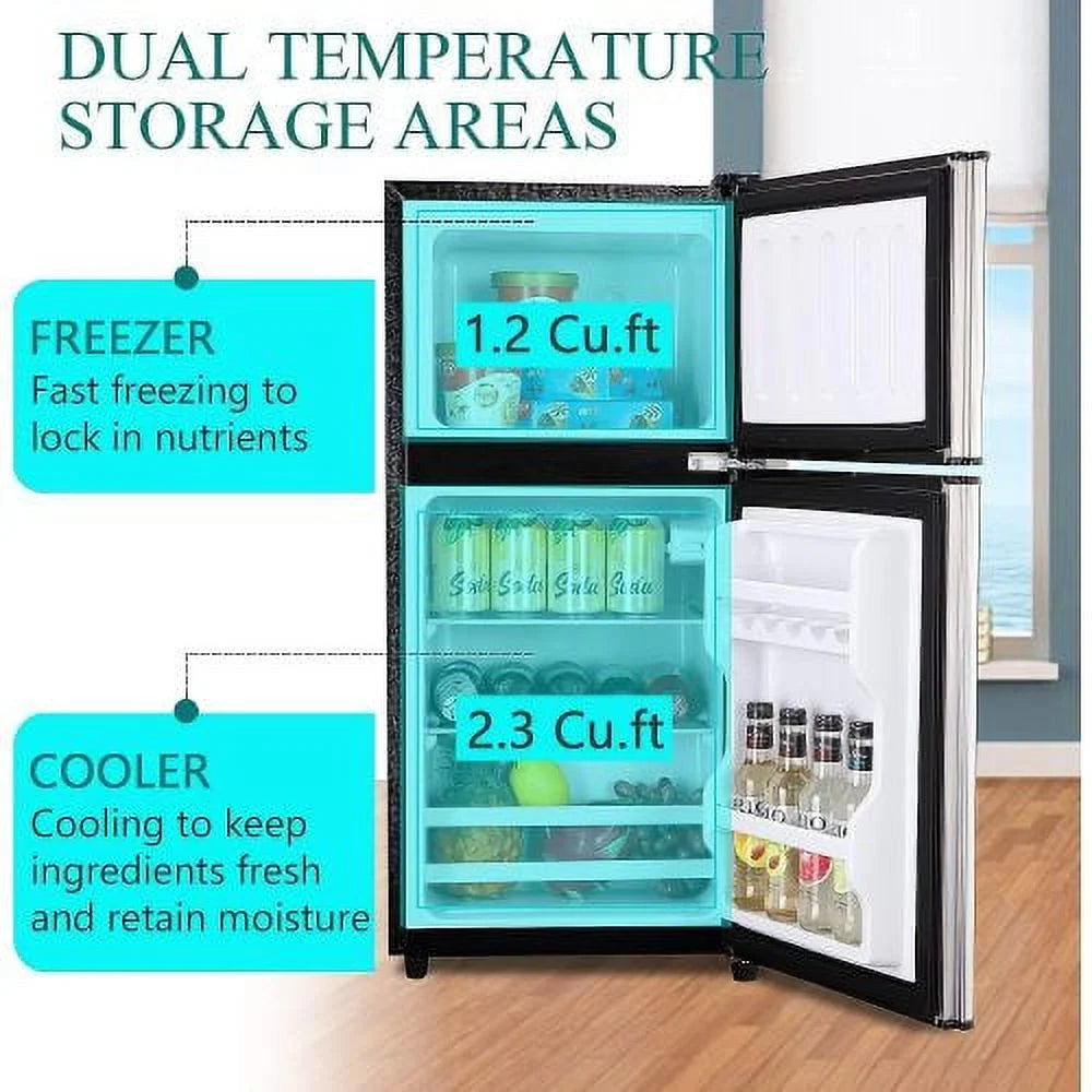 3.5 Cubic Feet Mini Fridge with Freezer and 2 Door G3030