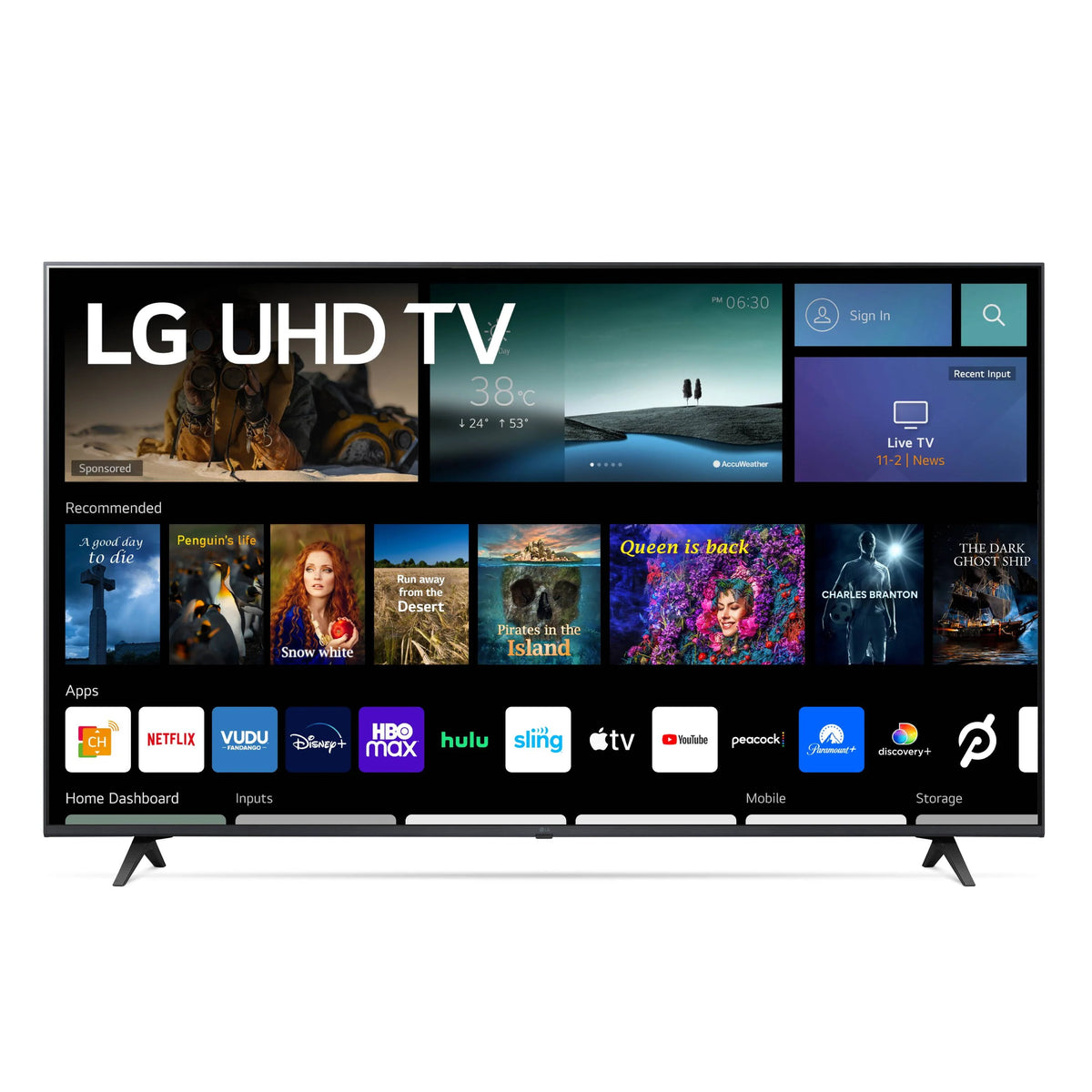 50 Class 4K UHD Smart TV O37242