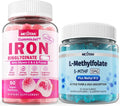 L-MethylFolate 15mg + Iron Bisglycinate 26mg Gummies U699