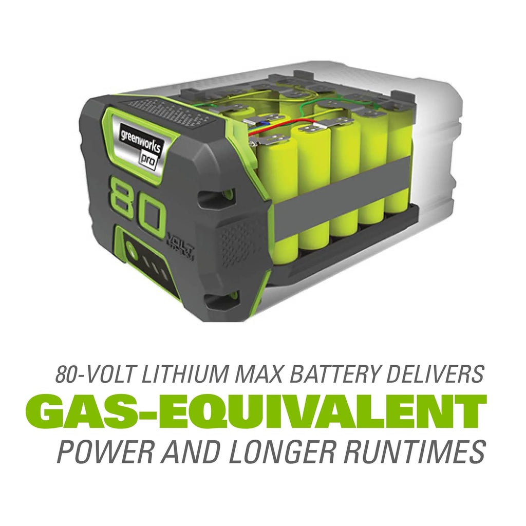 80V 610 CFM Brushless Backpack Blower with 2.5 Ah Battery & Charger E884594