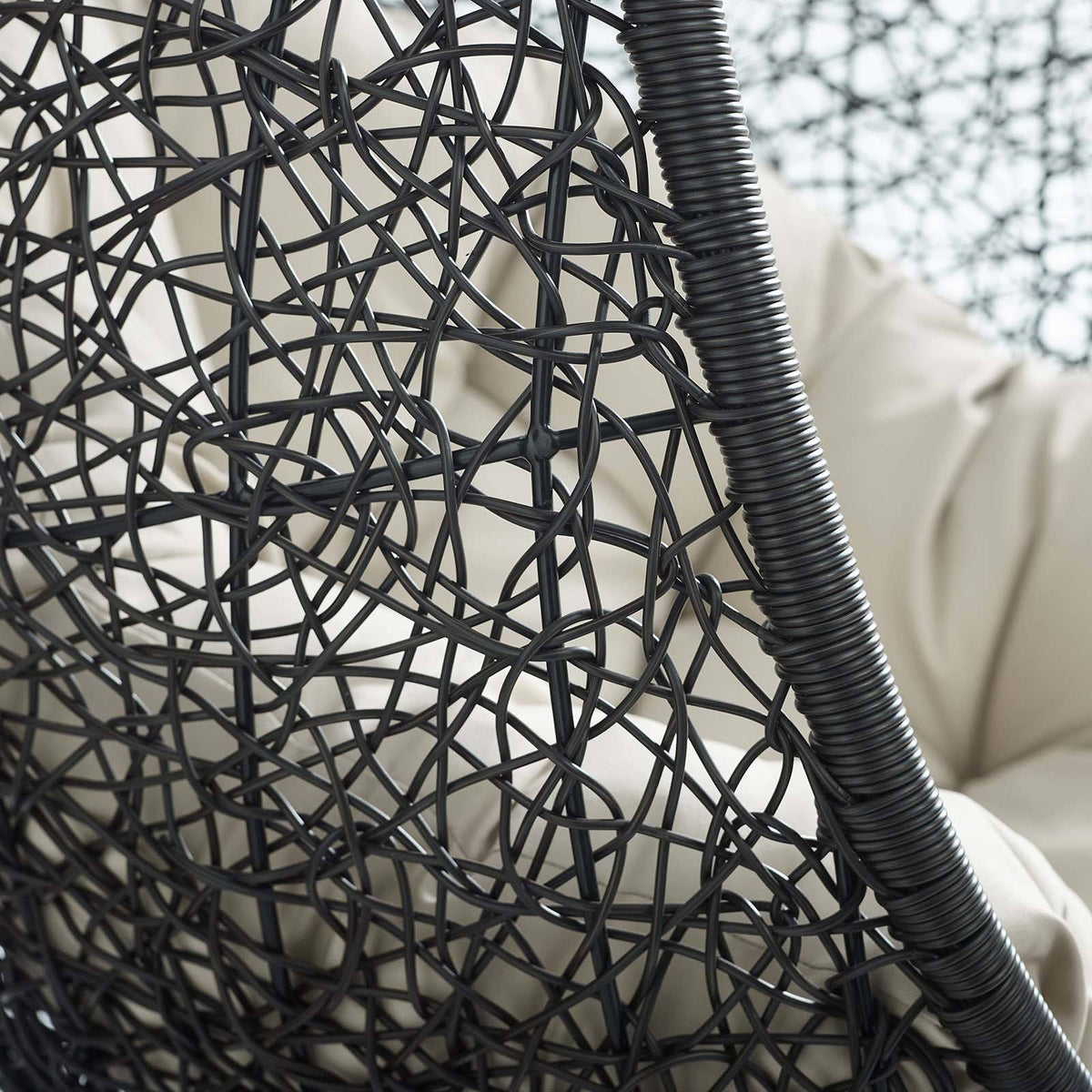 Black Outdoor Patio Lounge Chair M221