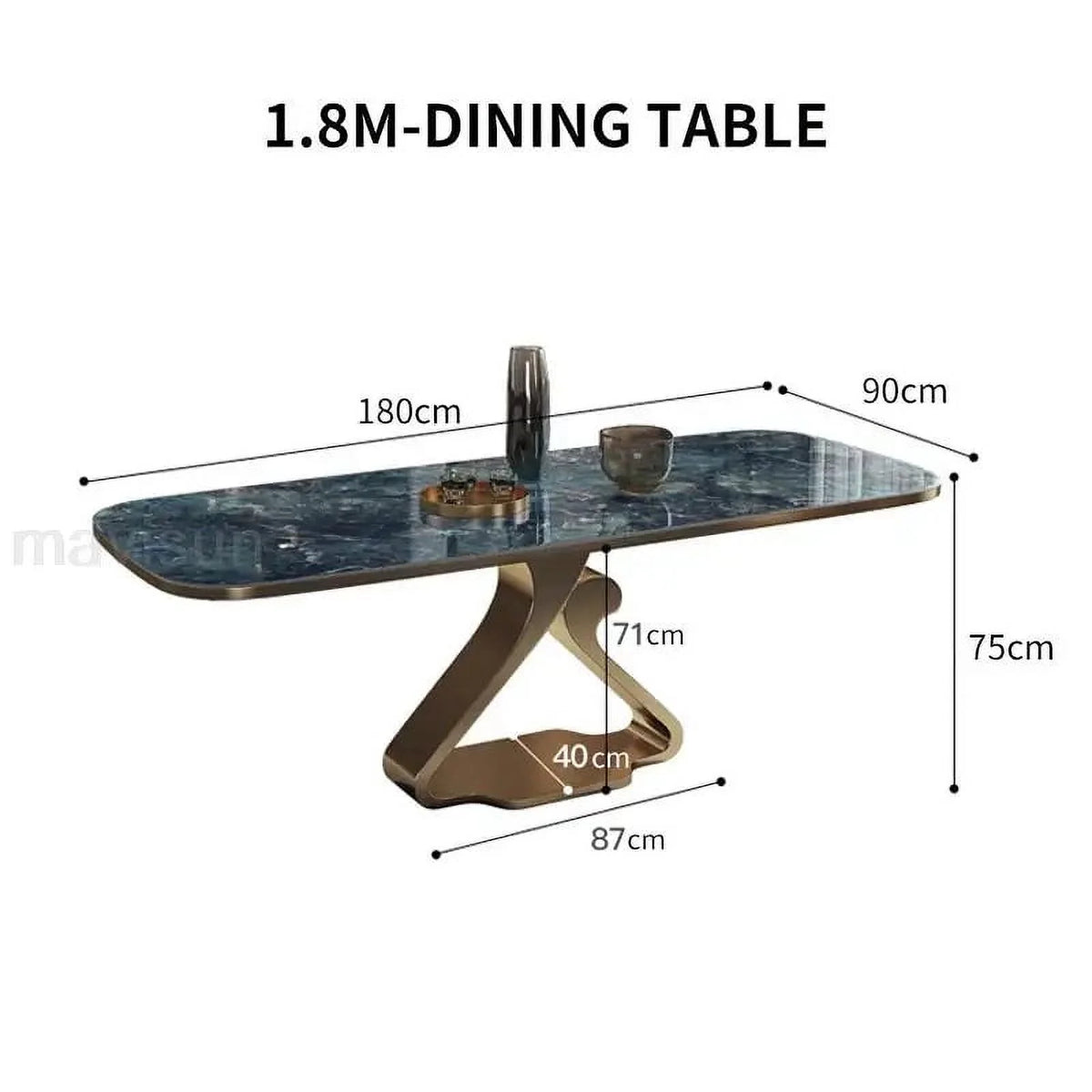 Luxury Dining Table and Chairs U140