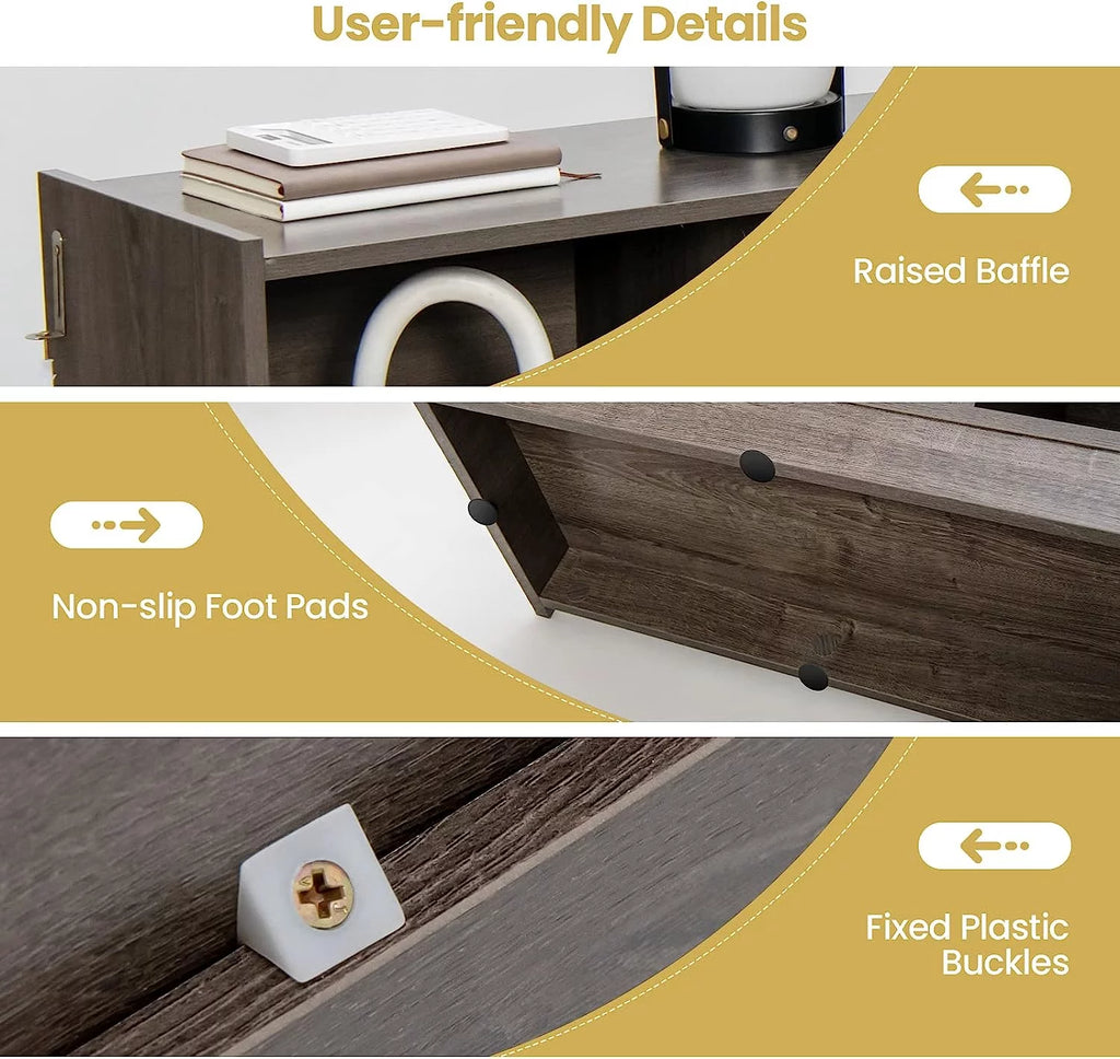 3 Tier 8 Cube Wood Storage Bookcase F3939