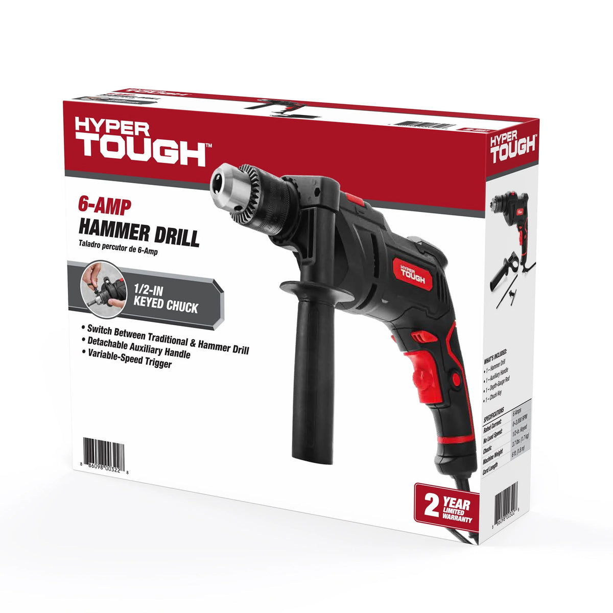 1/2-inch Corded Hammer Drill Z15035