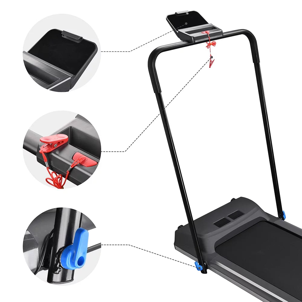Folding Electric Treadmill with LCD Display G405401