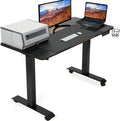 Height Adjustable Electric Standing Desk 48 x 24 Inches Vintage Brown E255058
