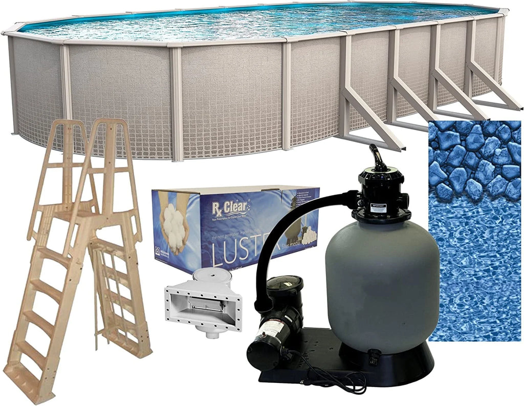 15' x 30' Oval 48 Wall Above-Ground Swimming Pool K99130