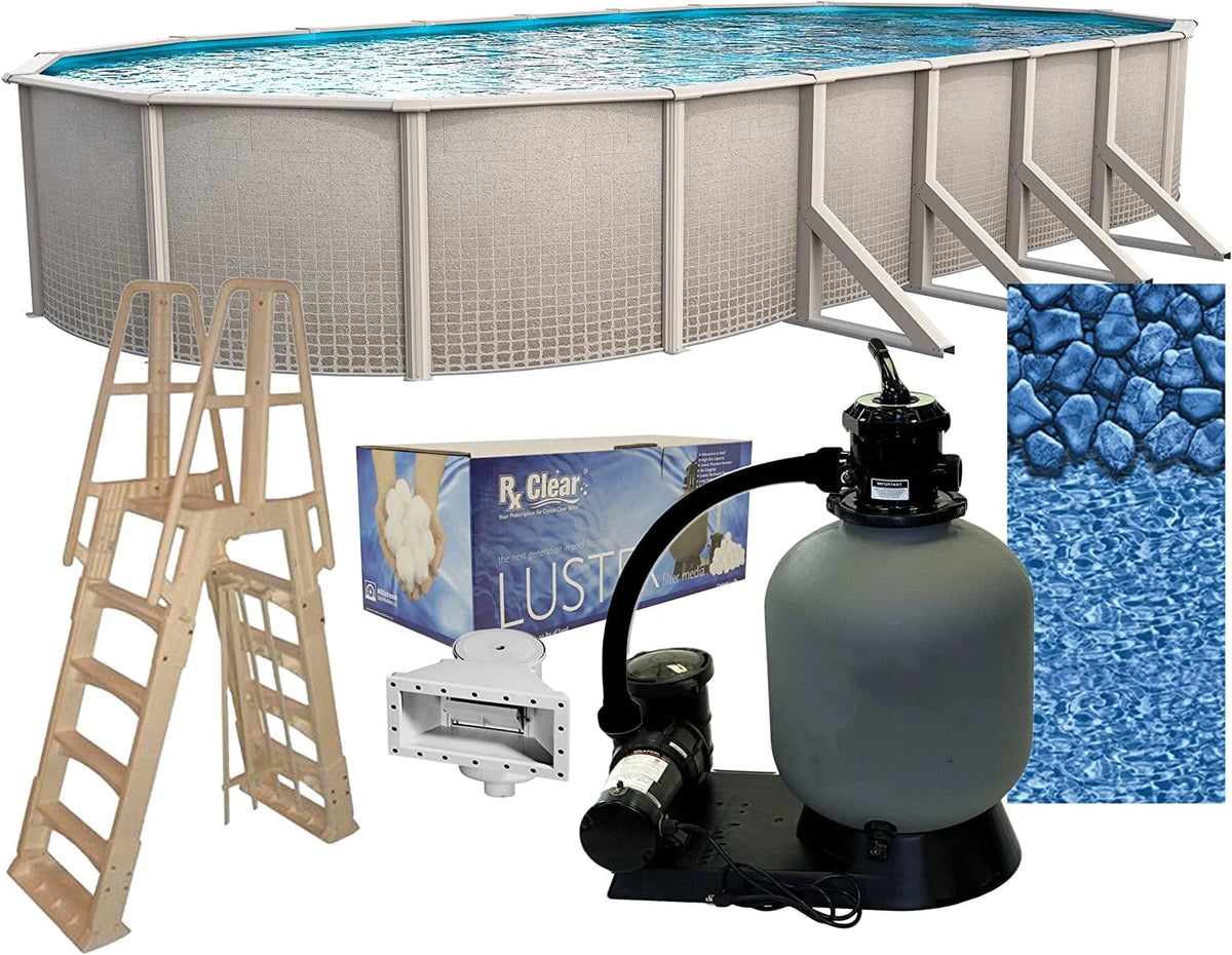 15' x 30' Oval 48 Wall Above-Ground Swimming Pool K99130