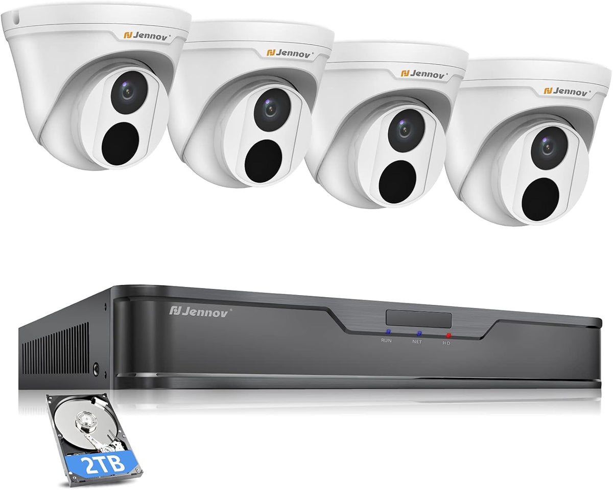 4K PoE Security Camera System with 2TB Hard Drive Z480972