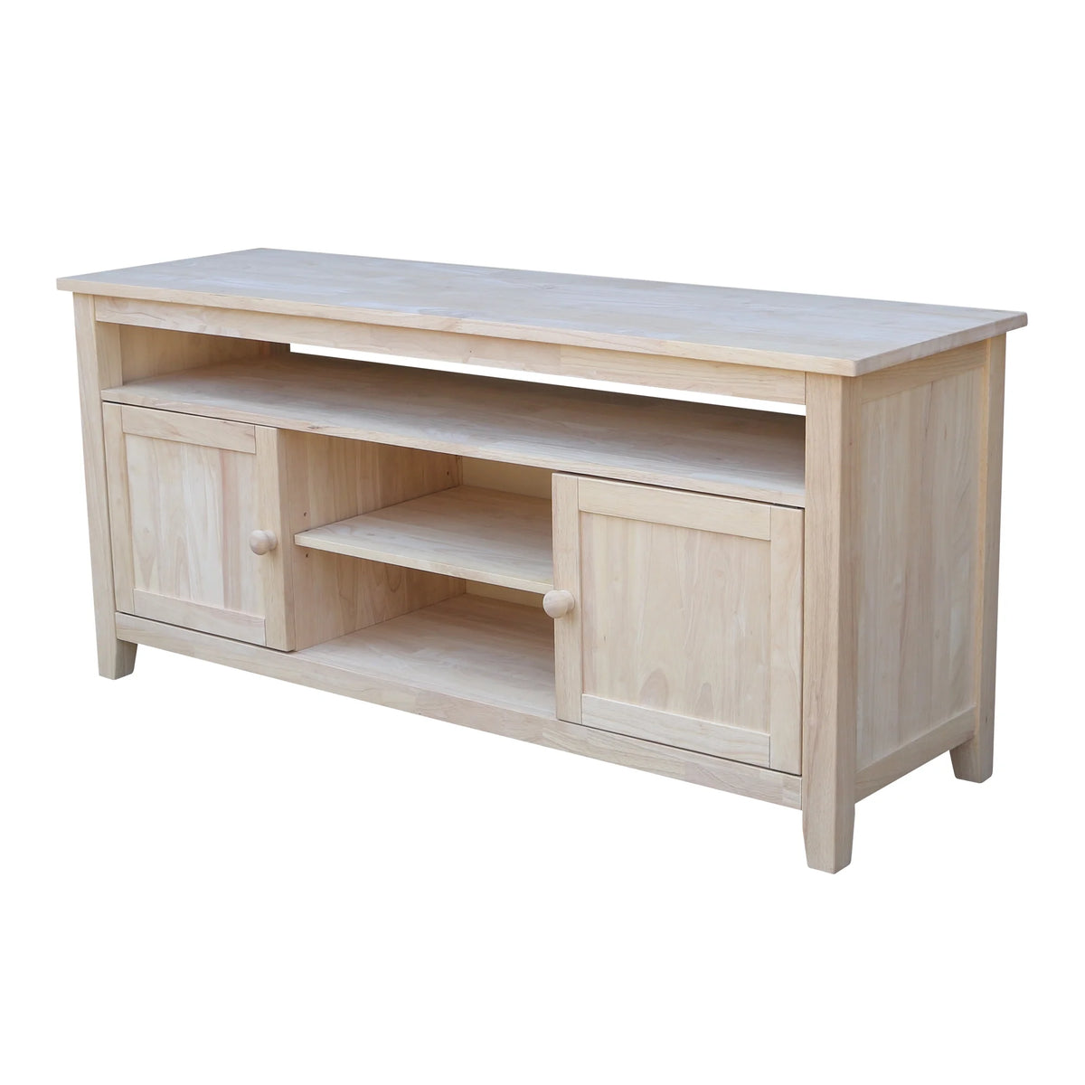 Solid Wood TV Stand with 2 Doors H899