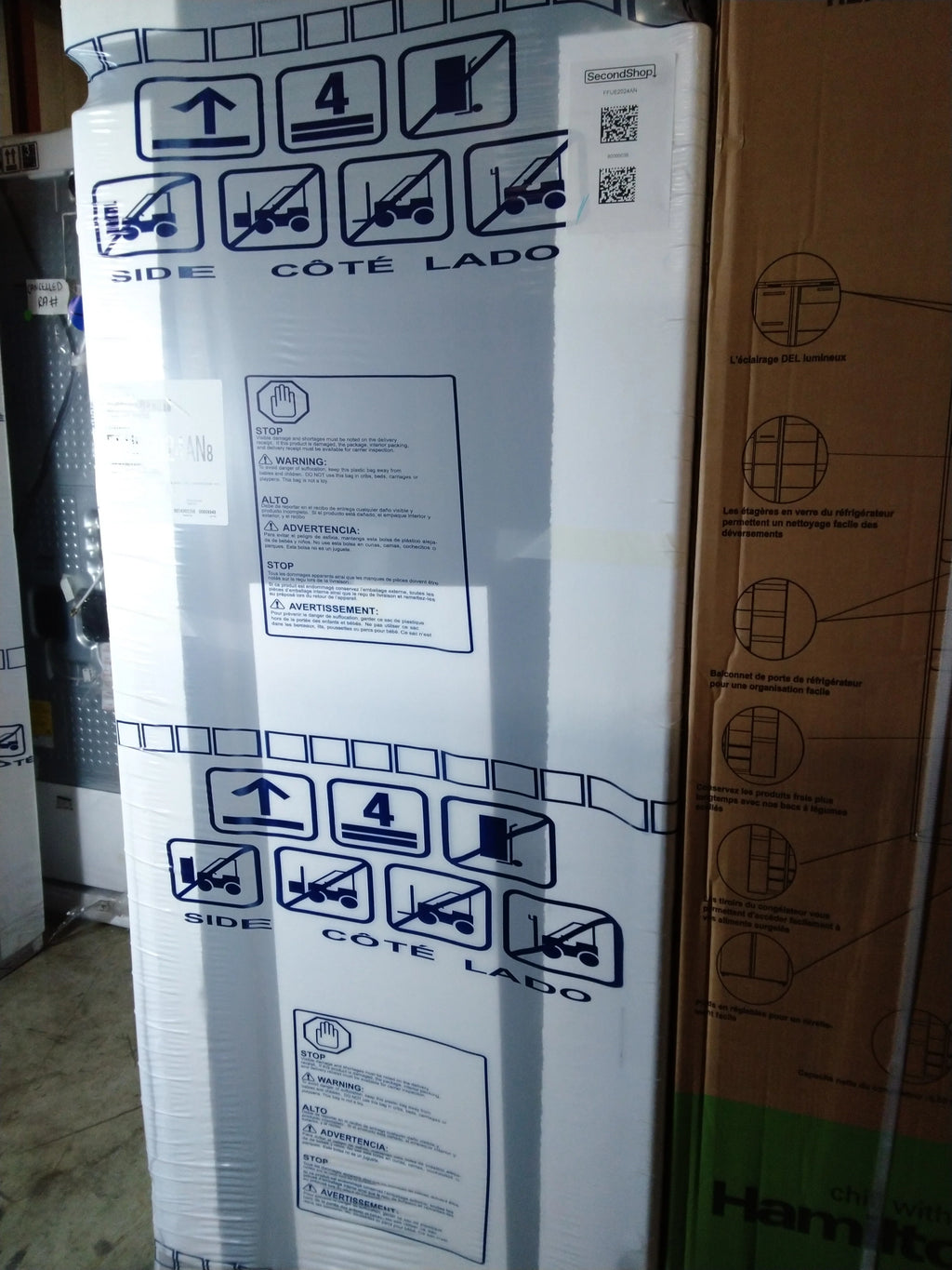 20 Cu Ft Upright Freezer with Auto-Close Doors P74131