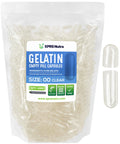 Size 00 Clear Empty Gelatin Capsules 1000 Count V90826