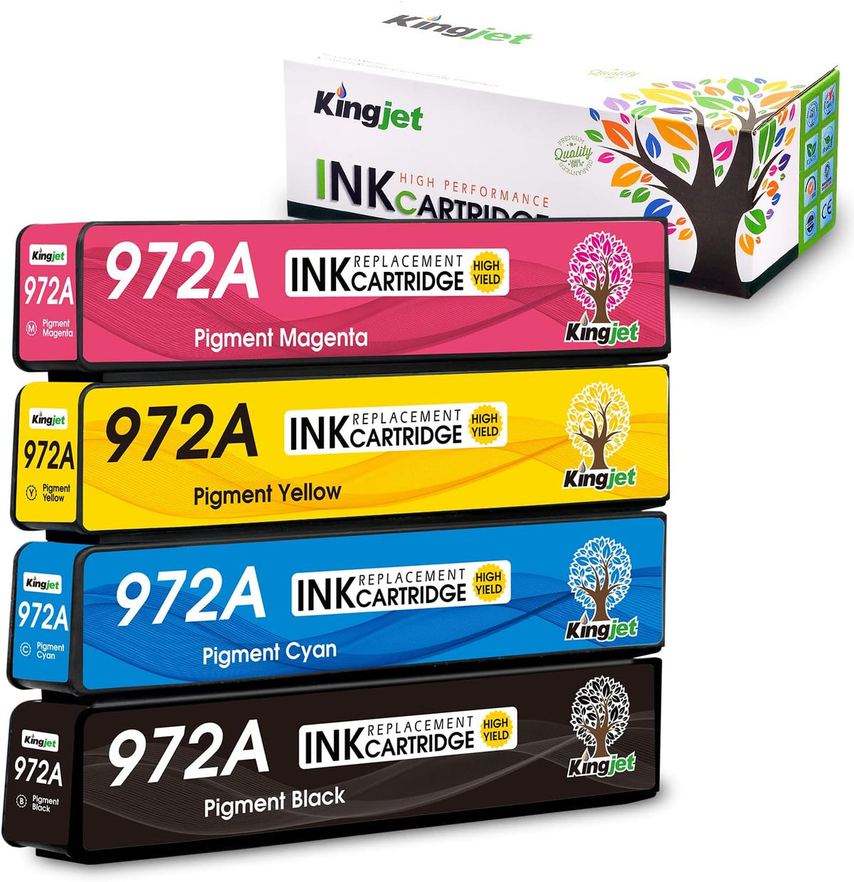 Compatible Ink Cartridge Replacement 4 Pack Y614763