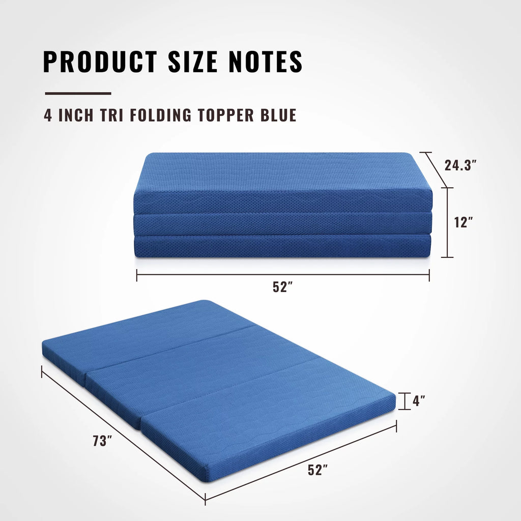 4'' Twin Memory Foam Mattress B7492