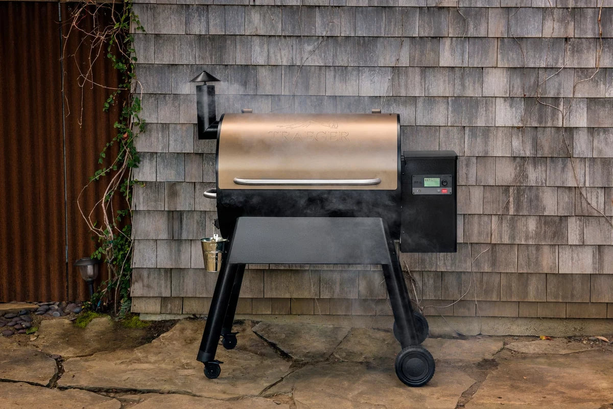 Black Wood Pellet Grill and Smoker O914257