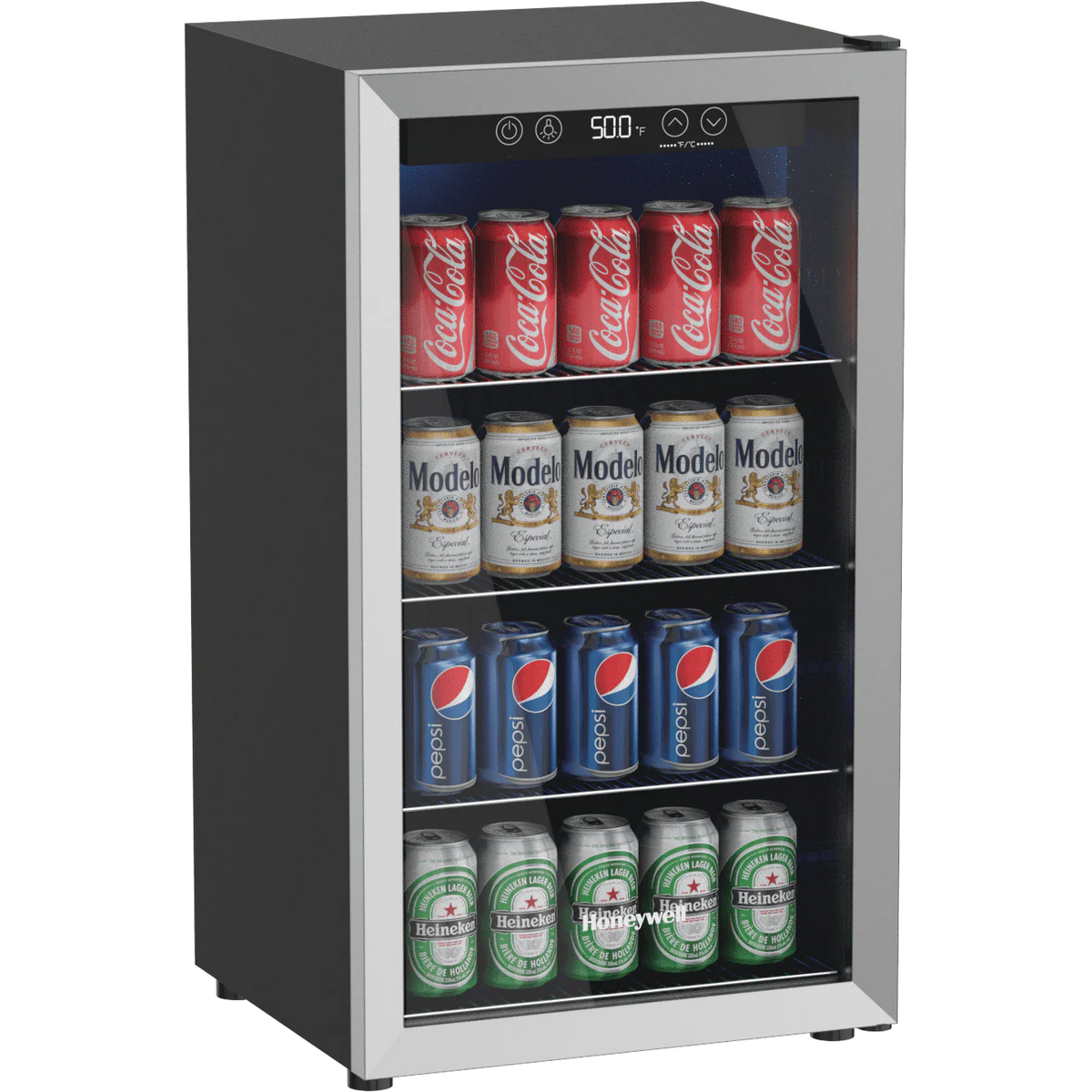 115 Can Beverage Refrigerator and Cooler with Glass Door M7529