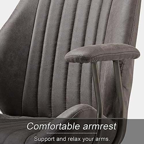 Ergonomic Suede Fabric Office Chair E48657