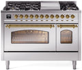 48 Dual Fuel Natural Gas Range Stainless Steel S5088