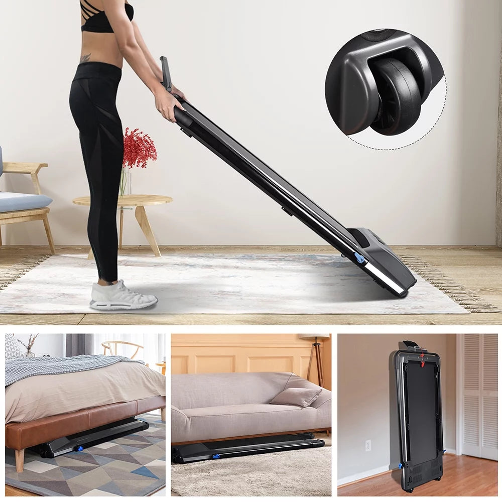 Folding Electric Treadmill with LCD Display G405401