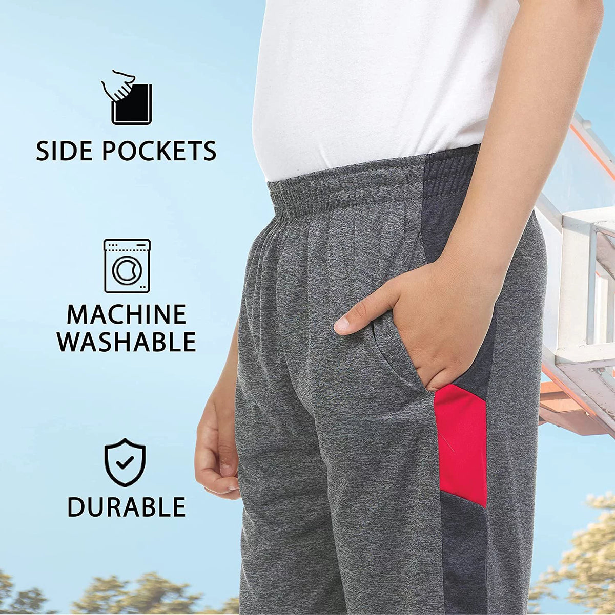 4 Pack Boys Youth Lightweight Athletic Basketball Gym Shorts O52890