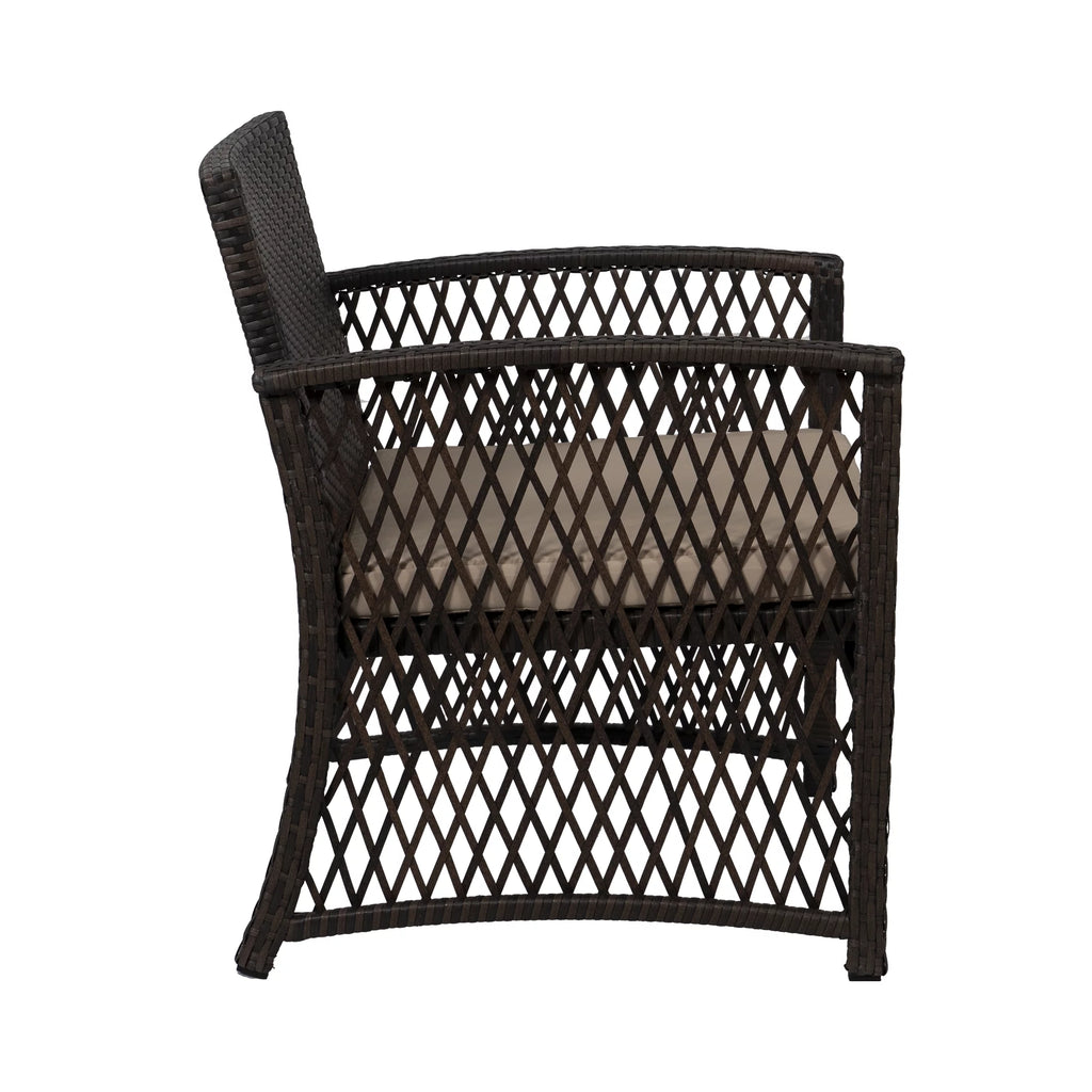 3 Piece Wicker PE Rattan Patio Bistro Set M828