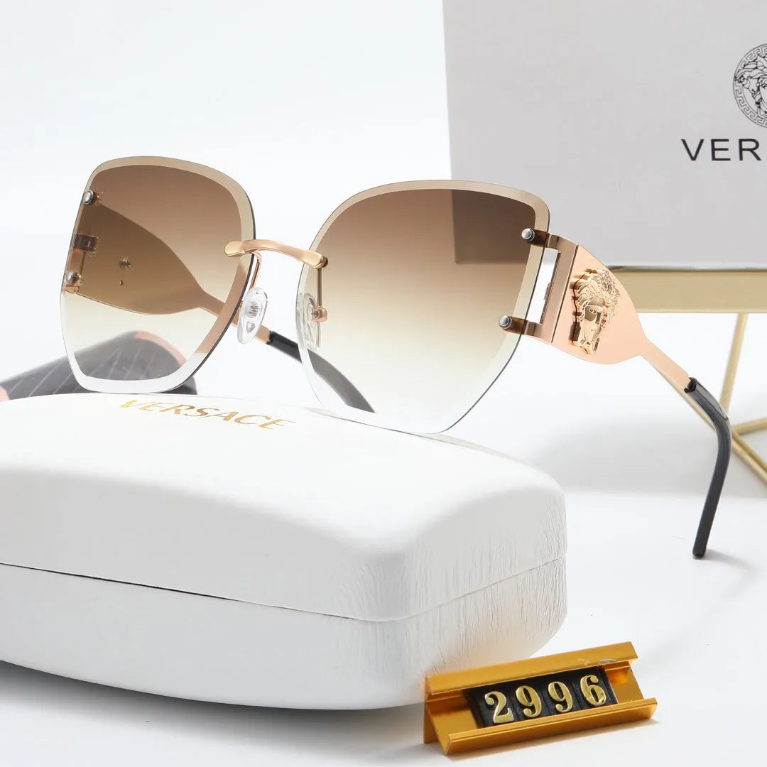 Simple Frameless Gradient Polarized Sunglasses Q6230