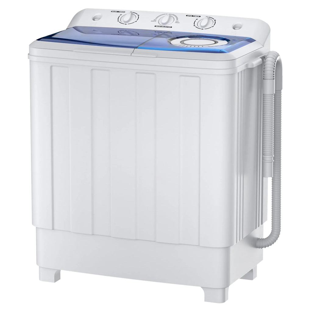 Portable 28lbs Twin Tub Compact Semi-Automatic Washer Spinner Combo G720005