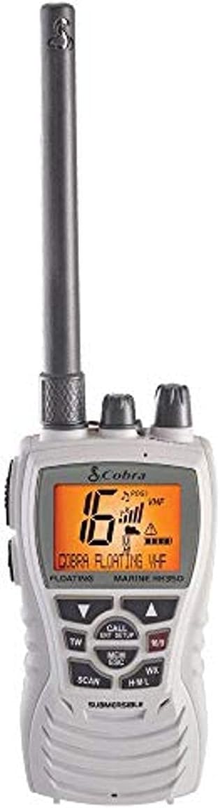 Floating Handheld VHF Radio 6 Watt Submersible Grey K36680