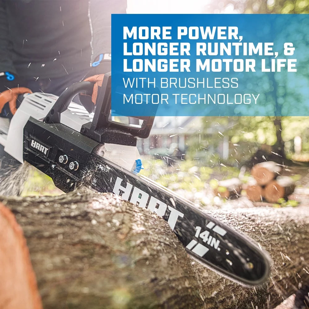 14-inch Battery-Powered Brushless Chainsaw Kit L627
