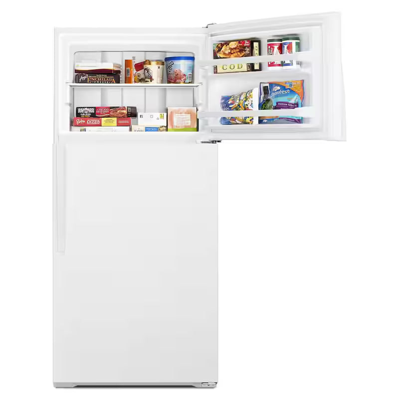 Top Freezer Refrigerator in White K985618