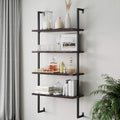 5-Shelf Oak Wood Modern Bookcase J79250