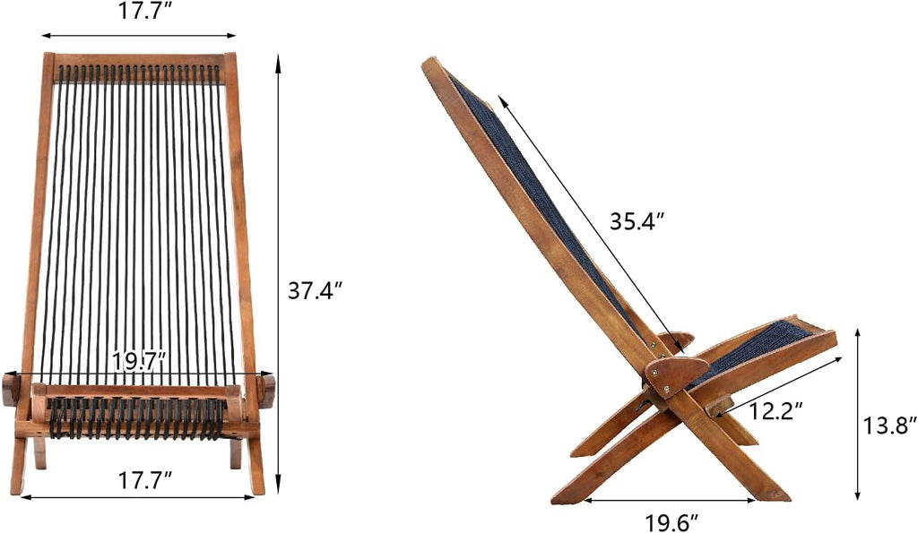 Acacia Folding Wooden Outdoor Chair K3610