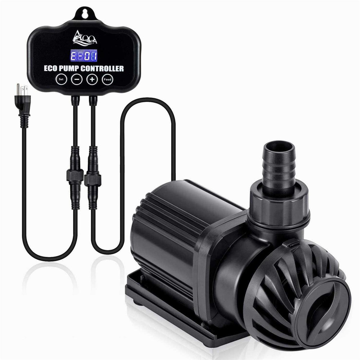 800-3200GPH Adjustable Submersible or External Water Pump S714384