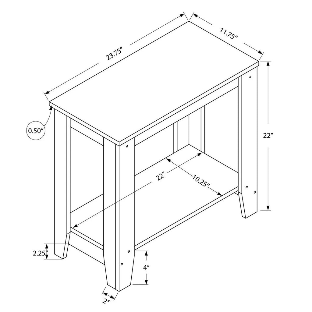 Grey Laminate Accent Table R374304