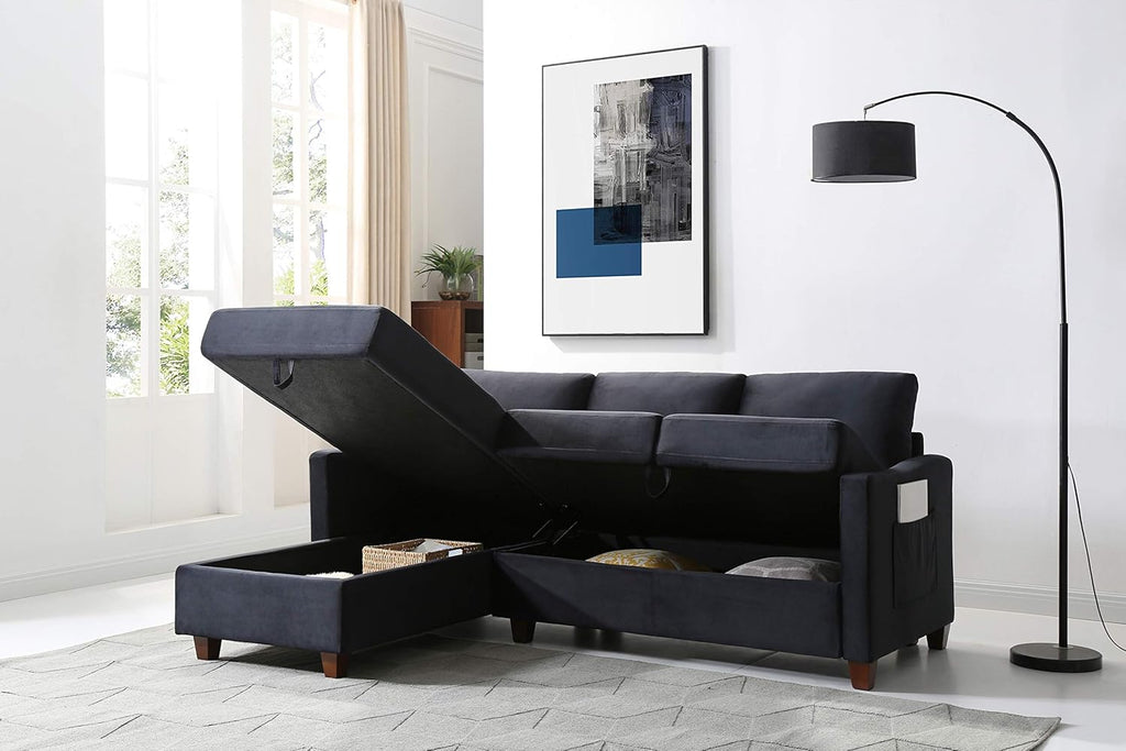 Black Sectional J13024