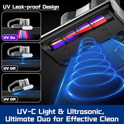 Cordless Mattress Vacuum Cleaner with 16Kpa Suction, UV-C Light, HEPA Filtration G4326