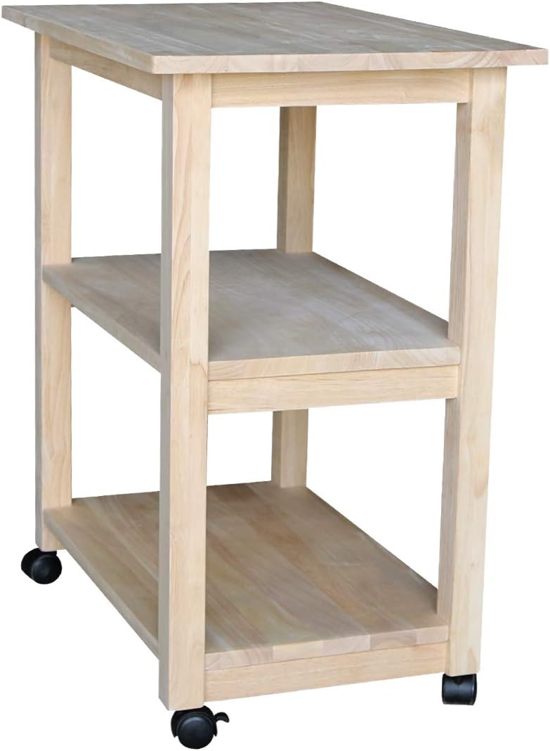 Unfinished Microwave Cart K300