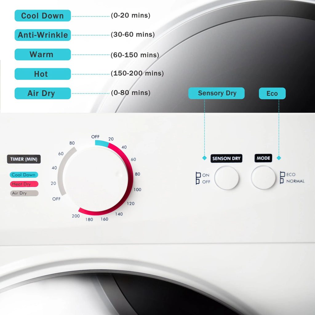 6.6lbs Portable Stainless Steel Laundry Dryer T294