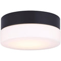 Black LED Flush Mount Light Fixture T244796