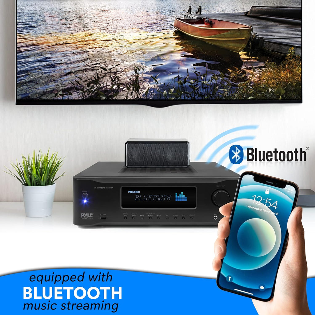 5.2-Channel Bluetooth Stereo Amplifier 1000 Watt C7025