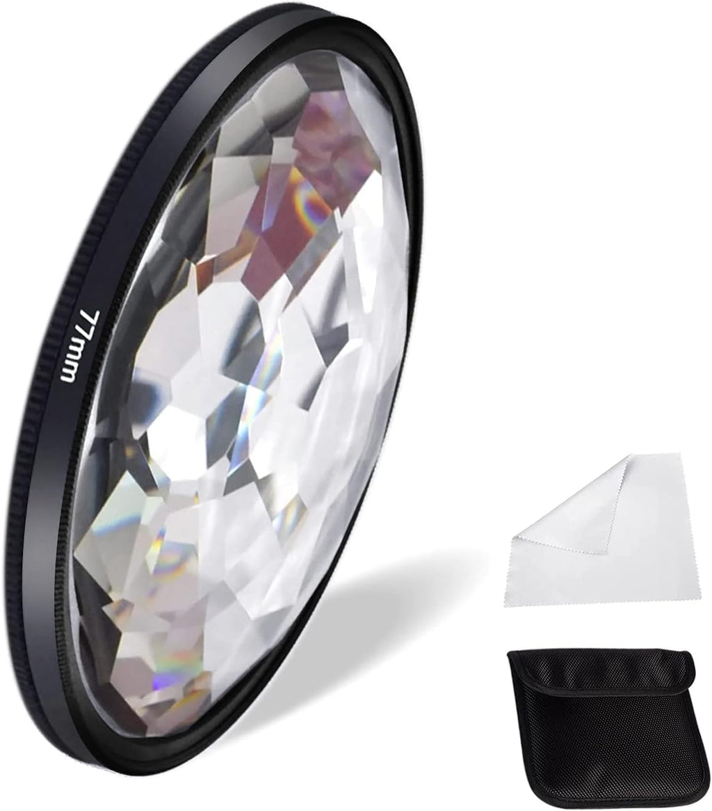77mm Kaleidoscope Glass Prism Camera Lens Filter X346128