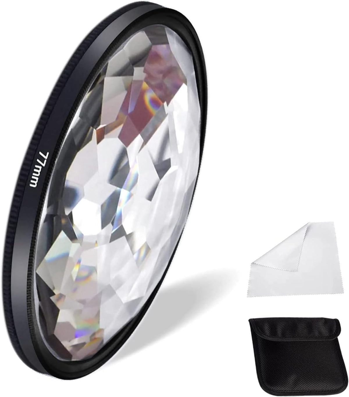 77mm Kaleidoscope Glass Prism Camera Lens Filter X346128