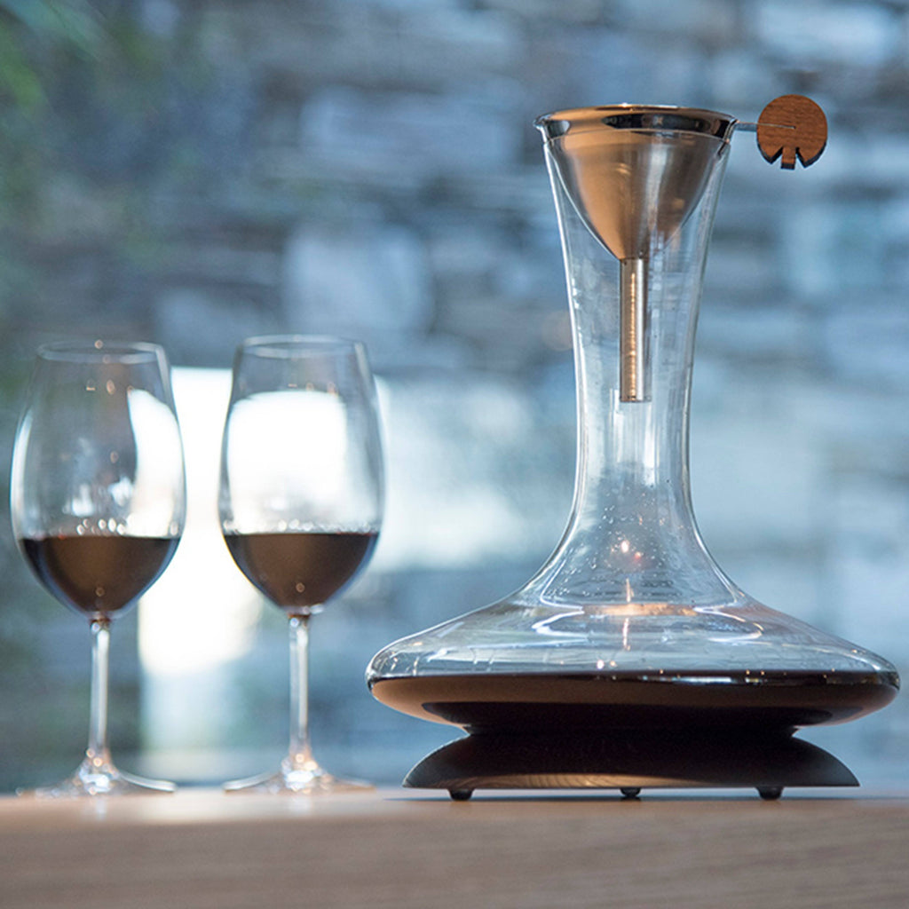 Crook Decanter Set with Ashwood Base A87340