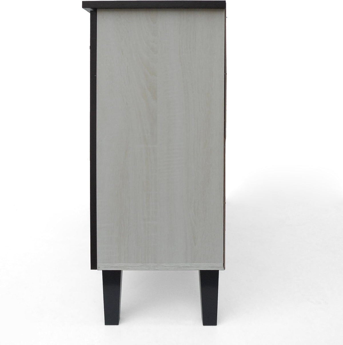 Modern 3-Shelf Faux Wood Cabinet N52601